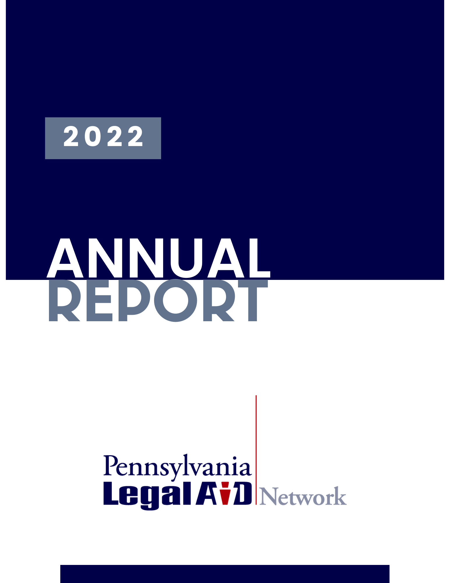 2022 PLAN Annual Report cover