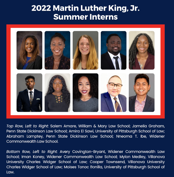 2022 MLK Interns