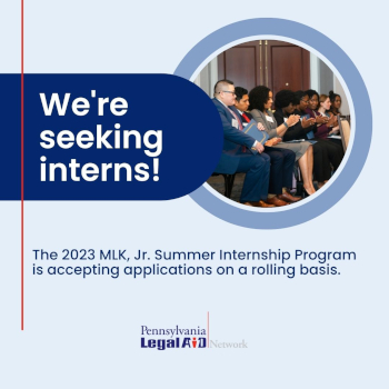 We're seeking interns! graphic