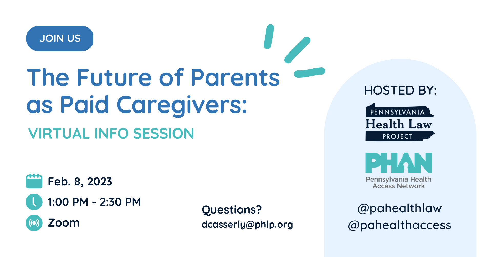Public Information Session: The Future of Parents as Paid Caregivers graphic