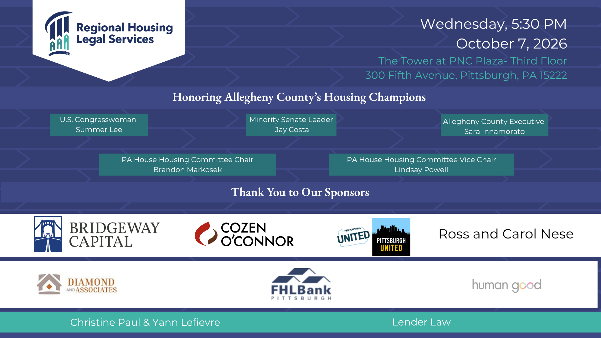Event Banner - Opening Doors in Pittsburgh- A Celebration of our Clients, Partners, and Friends