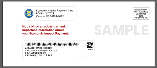 Sample EIP Card Envelope