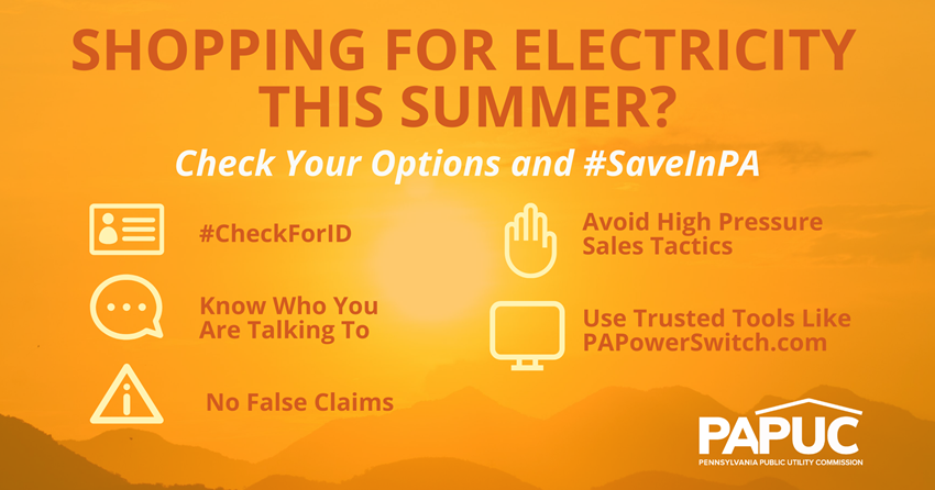 PUC Graphic-Shopping for Electricity this Summer