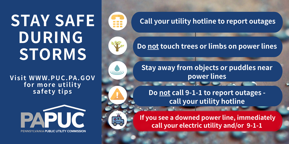 PUC Storm Safety Infographic