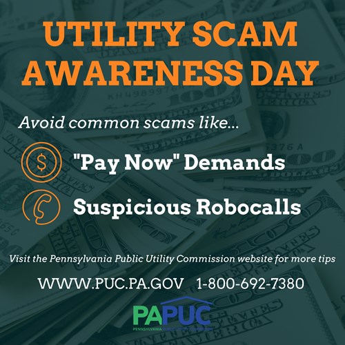 Utility Scam Awareness Day graphic