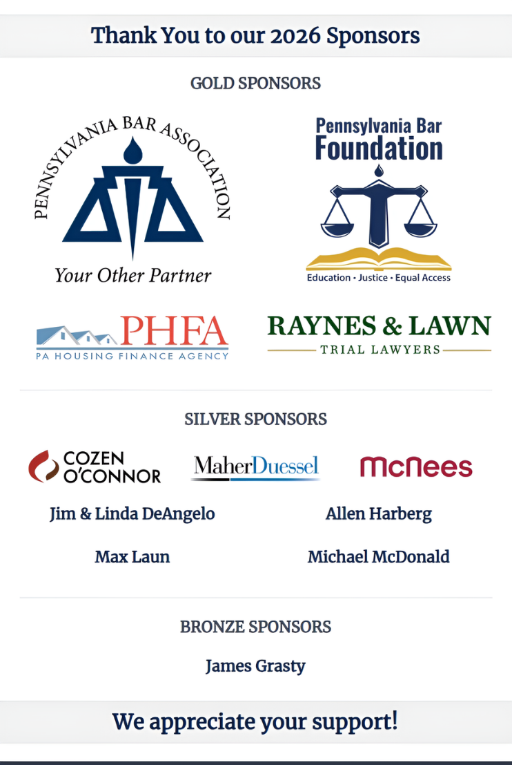 2026 Excedllence Award Sponsors